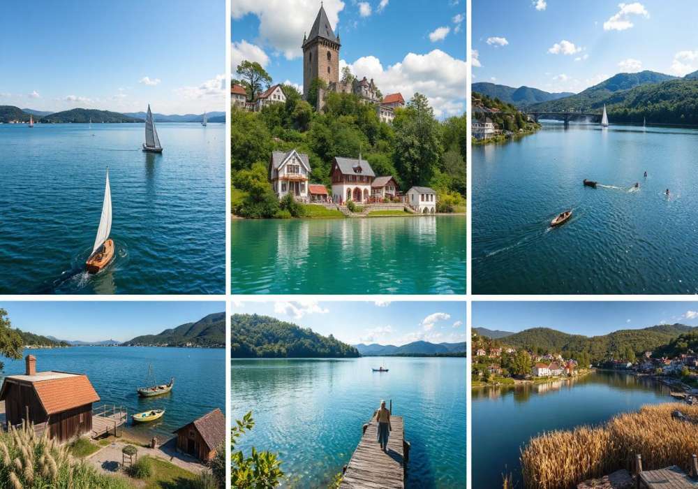 Famous Lakes in Hungary